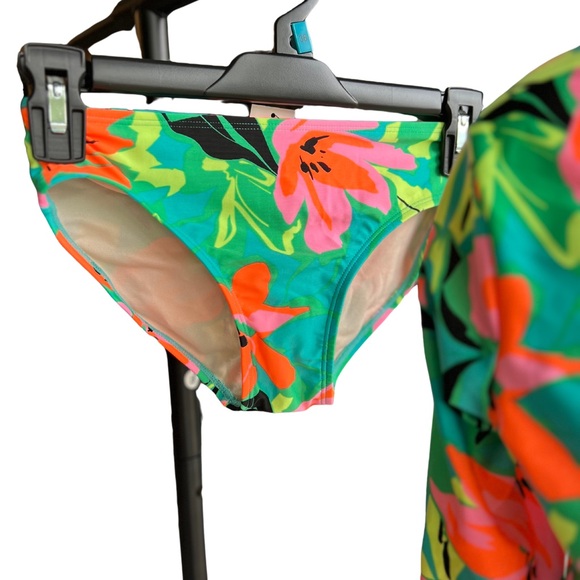 NWT Art Class girls 3 piece swim suit Multicolor Tropical - Picture 3 of 6